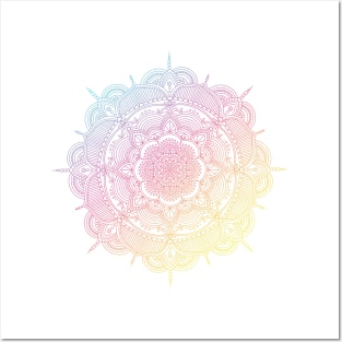 Mandala | Bright Gradient No. 4 Posters and Art